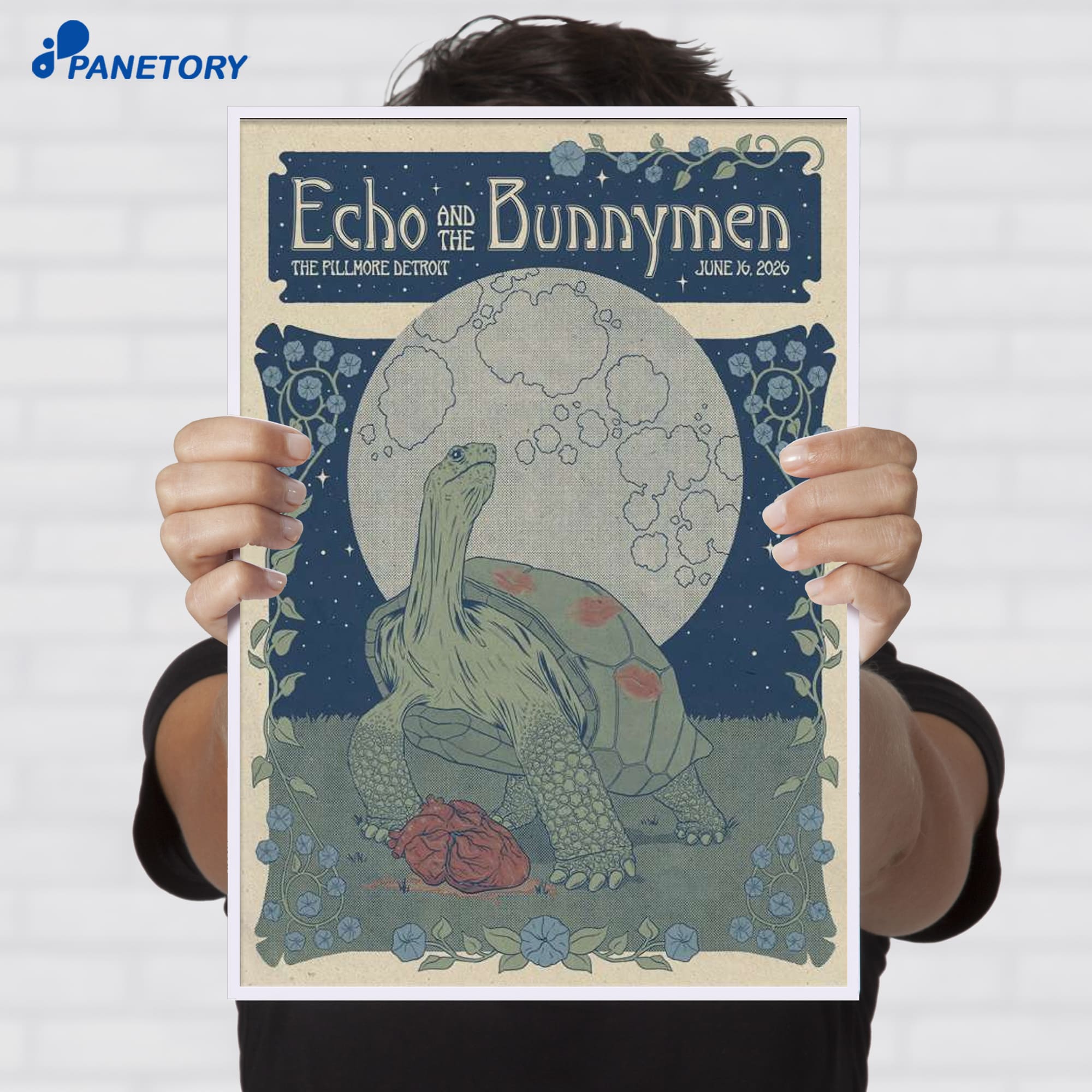 Echo And The Bunnymen Detroit Mi Jun 16 2026 Poster Echo And The Bunnymen Detroit Mi Jun 16 2026 Poster