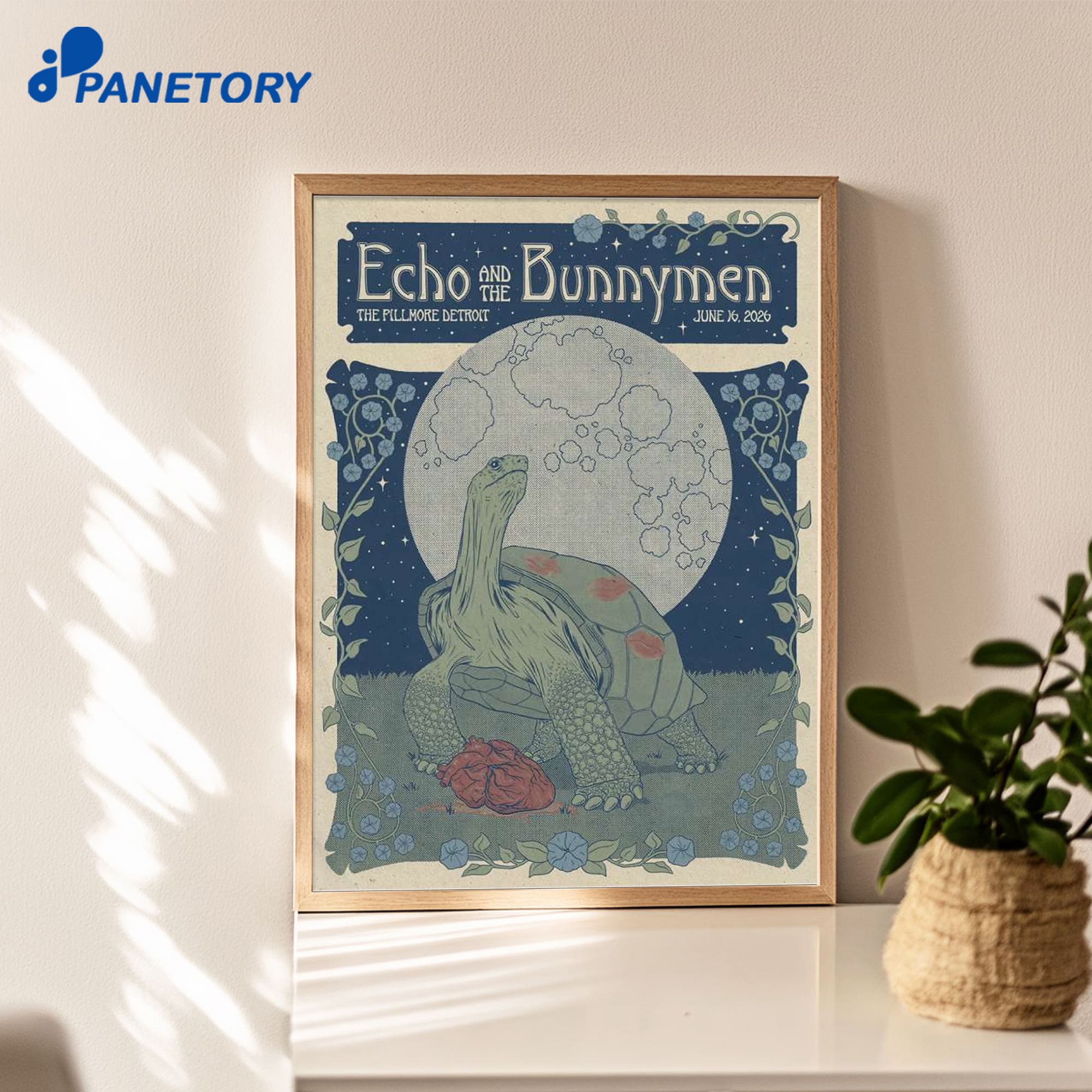 Echo And The Bunnymen Detroit Mi Jun 16 2026 Poster Echo And The Bunnymen Detroit Mi Jun 16 2026 Poster
