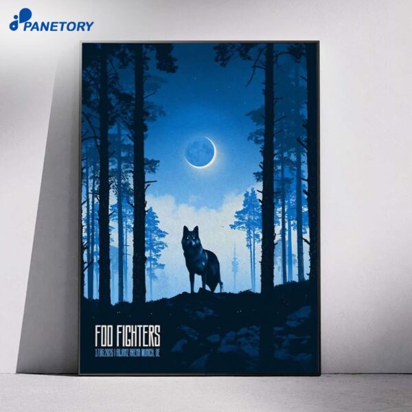 Foo Fighters Munich Allianz Arena Jun 17 2026 Poster