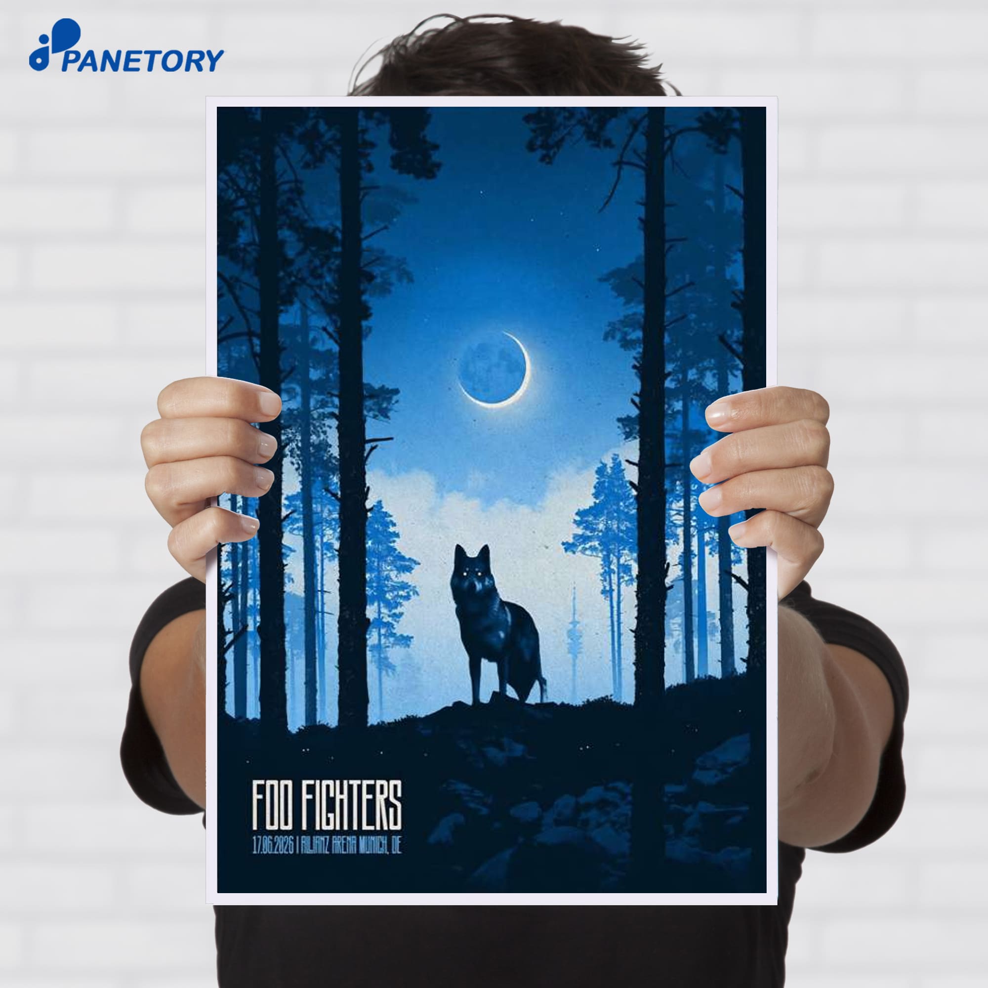 Foo Fighters Munich Allianz Arena Jun 17 2026 Poster Foo Fighters Munich Allianz Arena Jun 17 2026 Poster