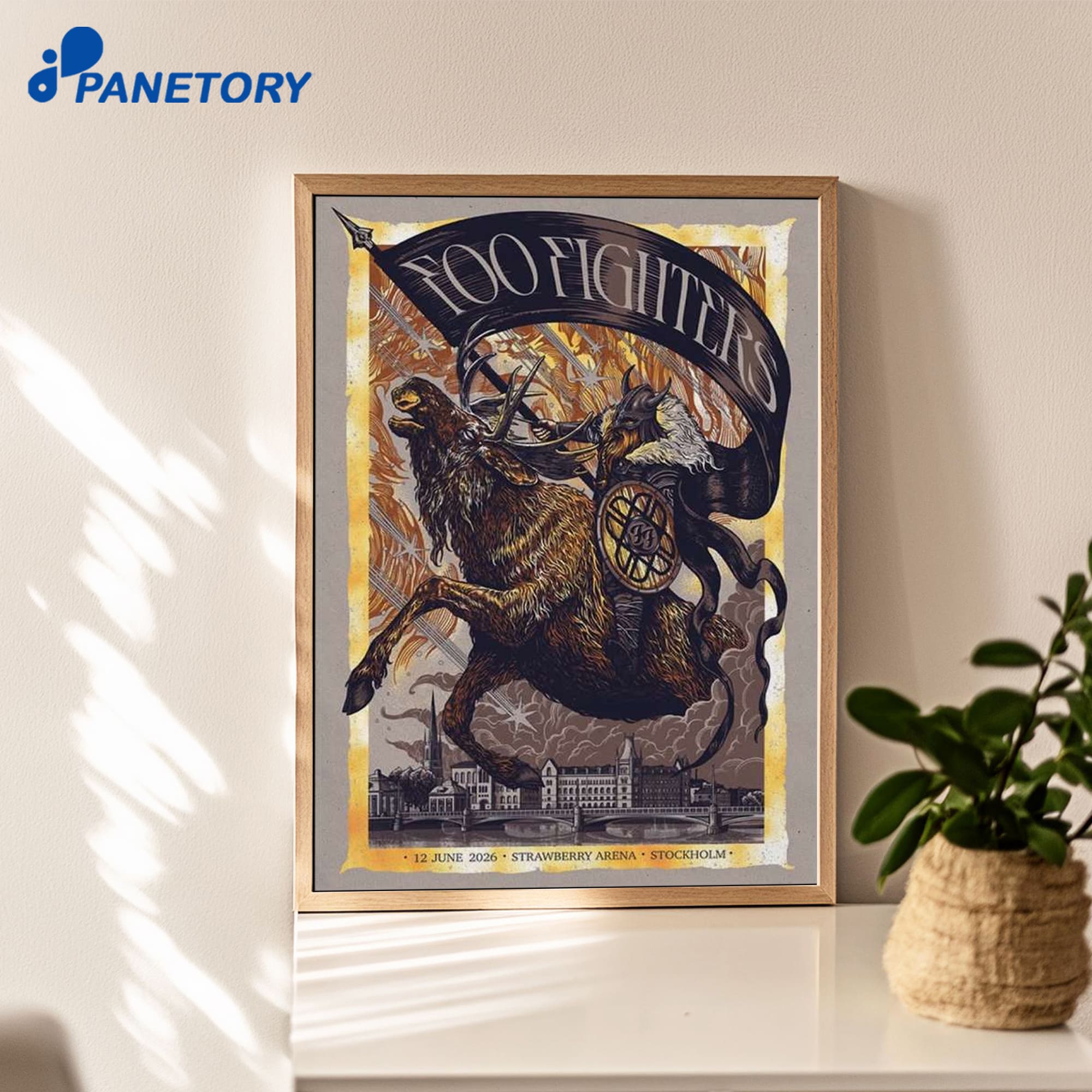 Foo Fighters Stockholm Sweden Jun 12 2026 Poster Foo Fighters Stockholm Sweden Jun 12 2026 Poster