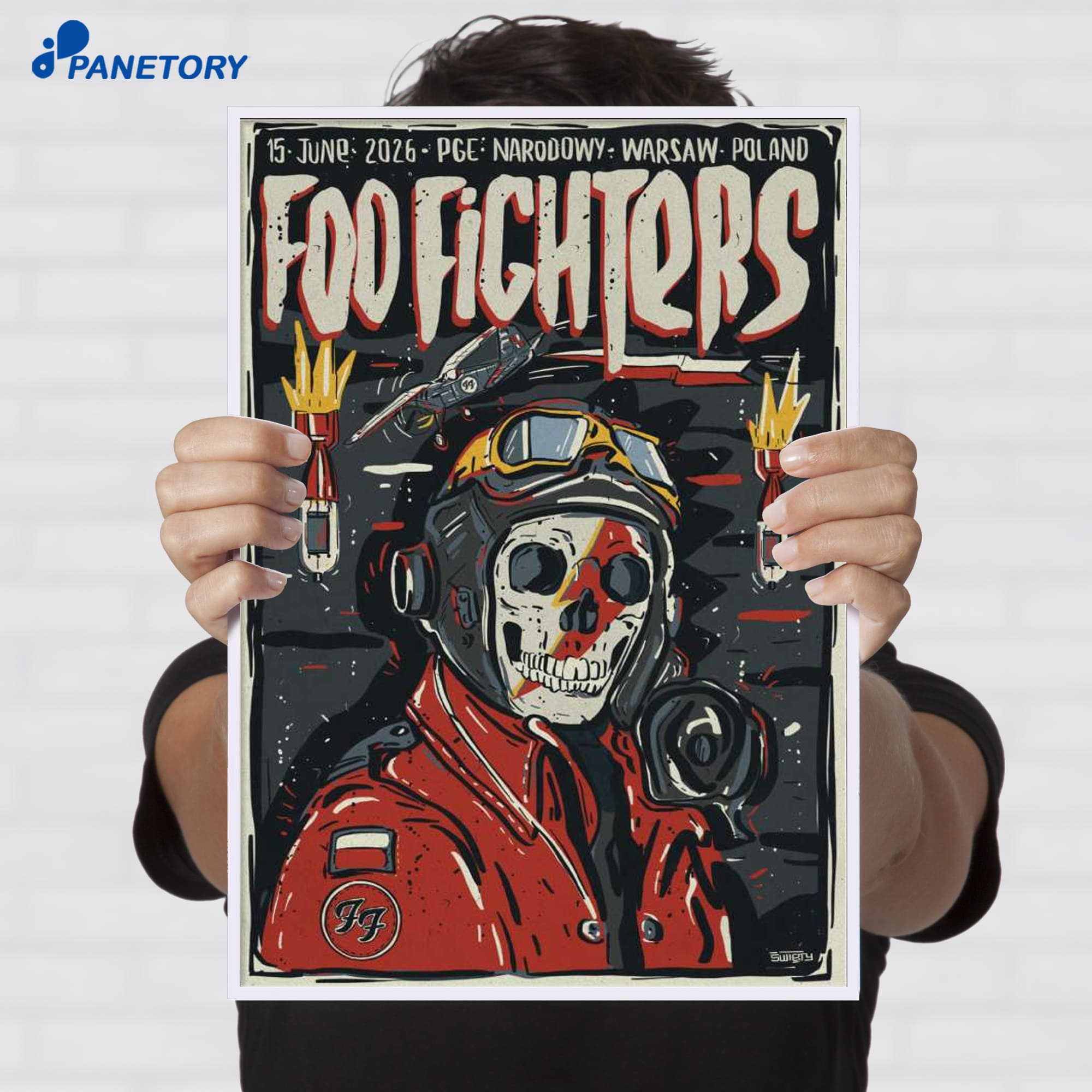 Foo Fighters Warsaw Poland Jun 15 2026 Poster Foo Fighters Warsaw Poland Jun 15 2026 Poster