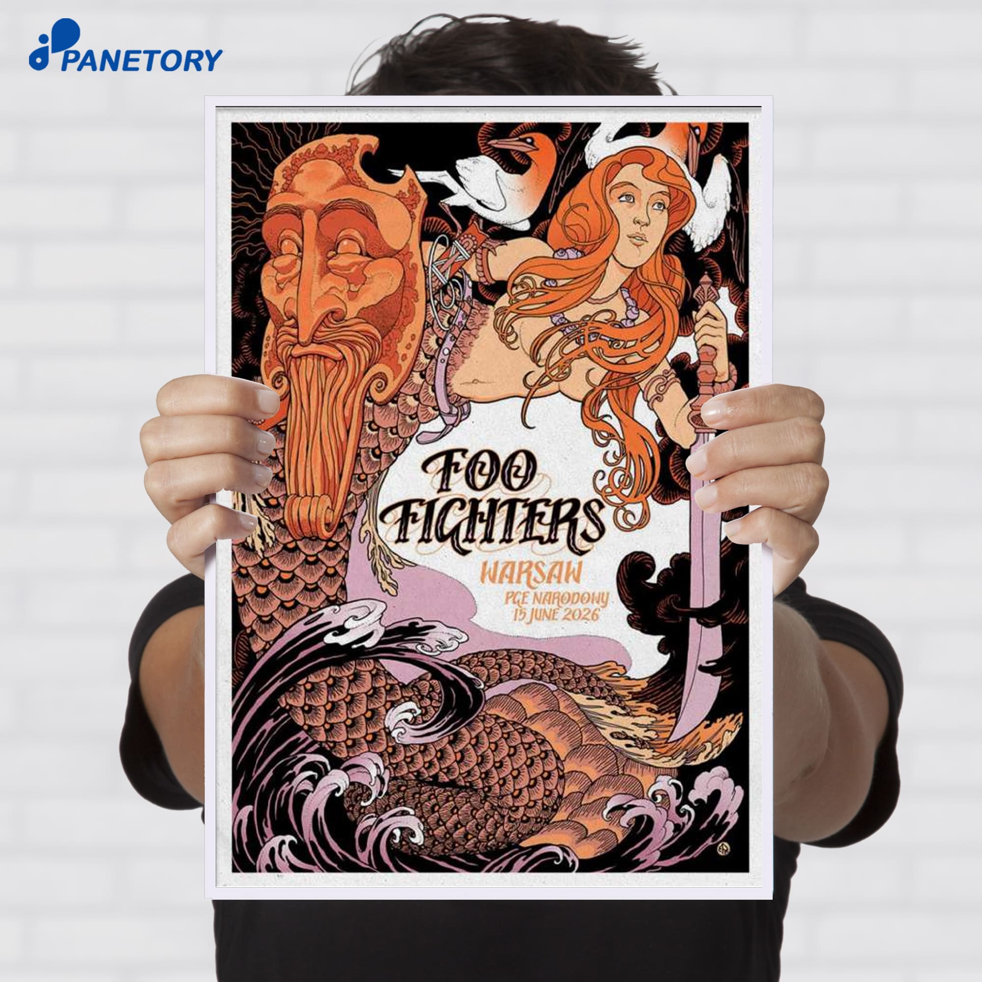 Foo Fighters Warsaw Poland Jun 15 2026 Poster Foo Fighters Warsaw Poland Jun 15 2026 Poster