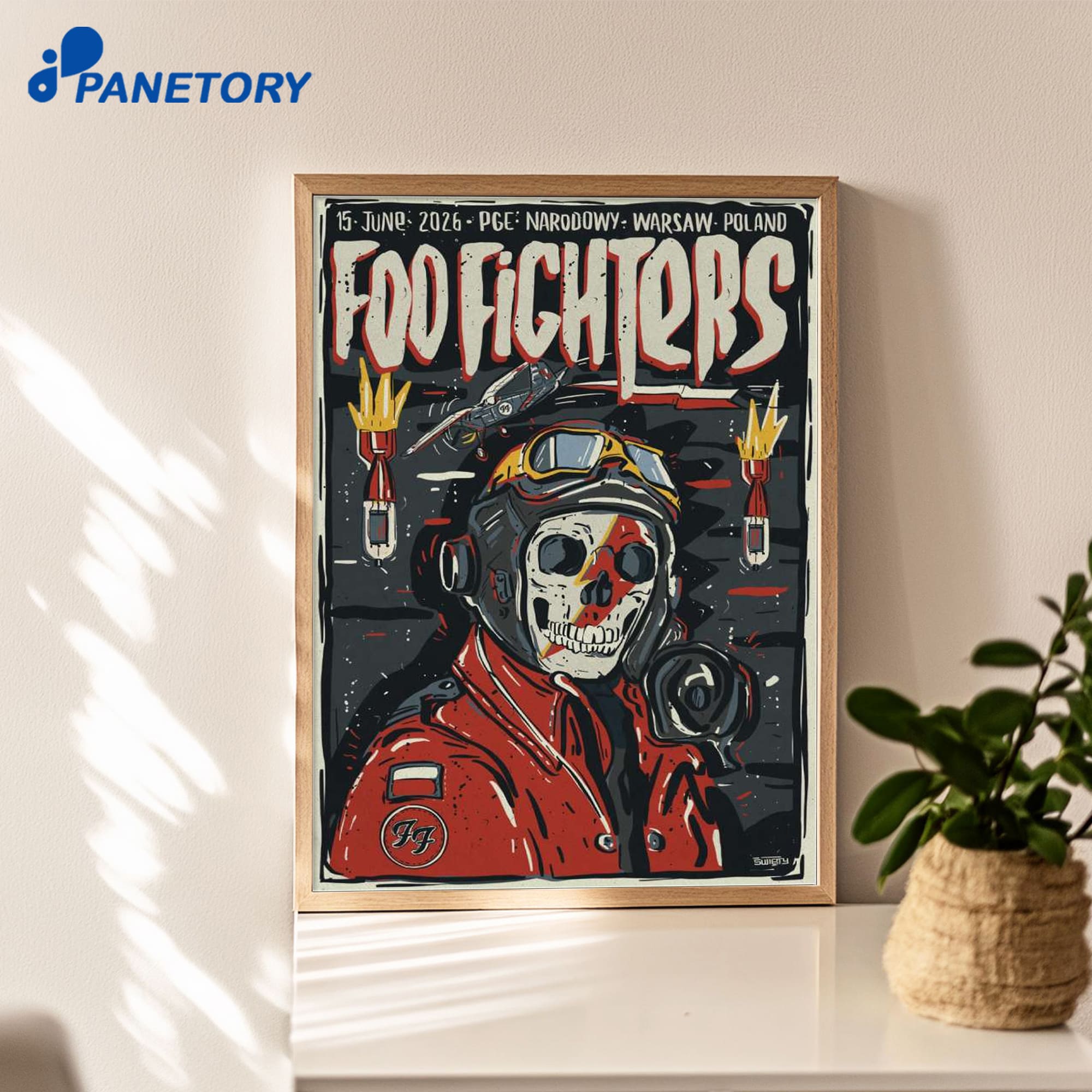 Foo Fighters Warsaw Poland Jun 15 2026 Poster Foo Fighters Warsaw Poland Jun 15 2026 Poster