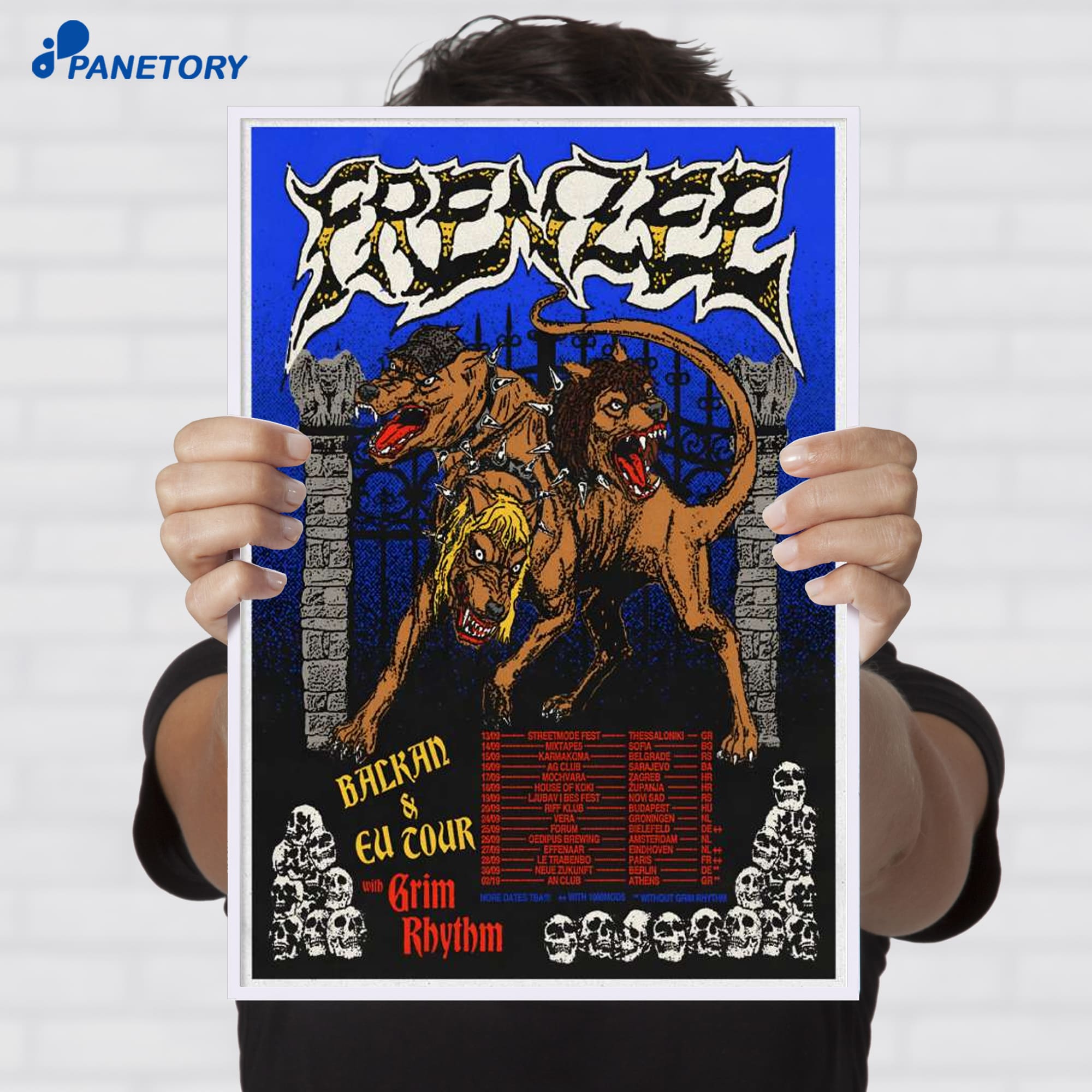 Frenzee Balkans And Eu Tour 2026 Poster Frenzee Balkans And Eu Tour 2026 Poster