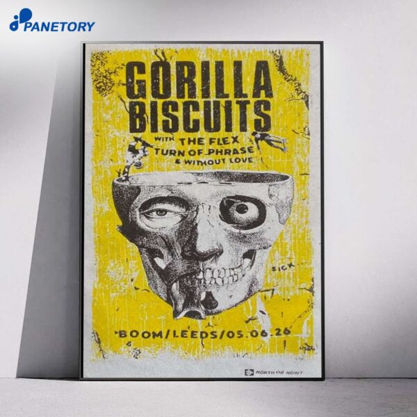Gorilla Biscuits The Flex Jun 5 2026 Poster