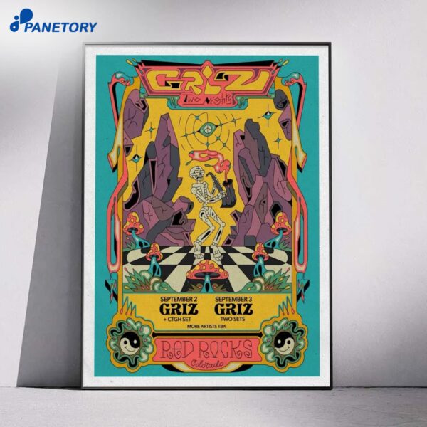 Griz Red Rocks 2026 Poster
