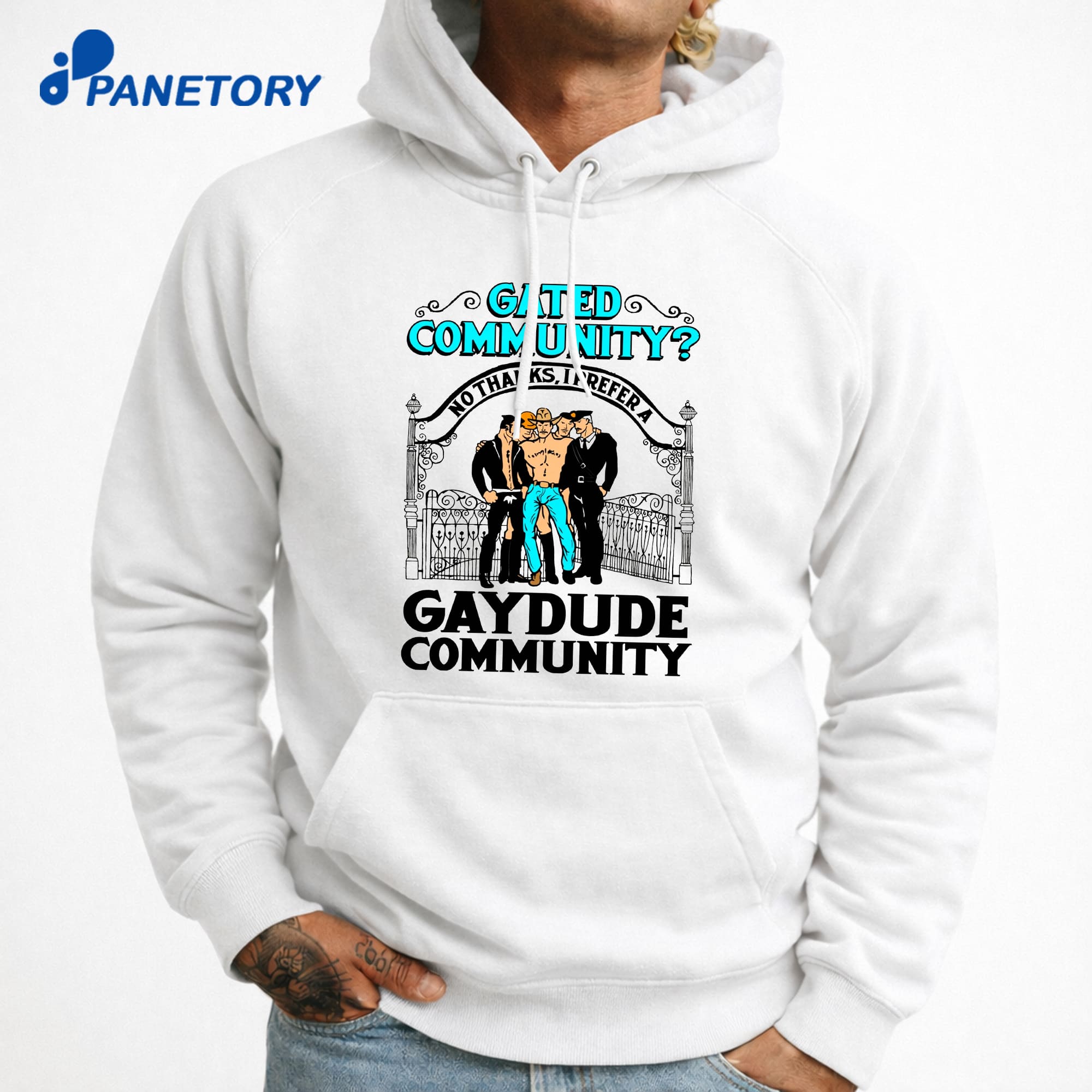 Gated Community No Thanks I Prefer A Gay Dude Community T-Shirt 7 Gated Community No Thanks I Prefer A Gay Dude Community T-Shirt 3