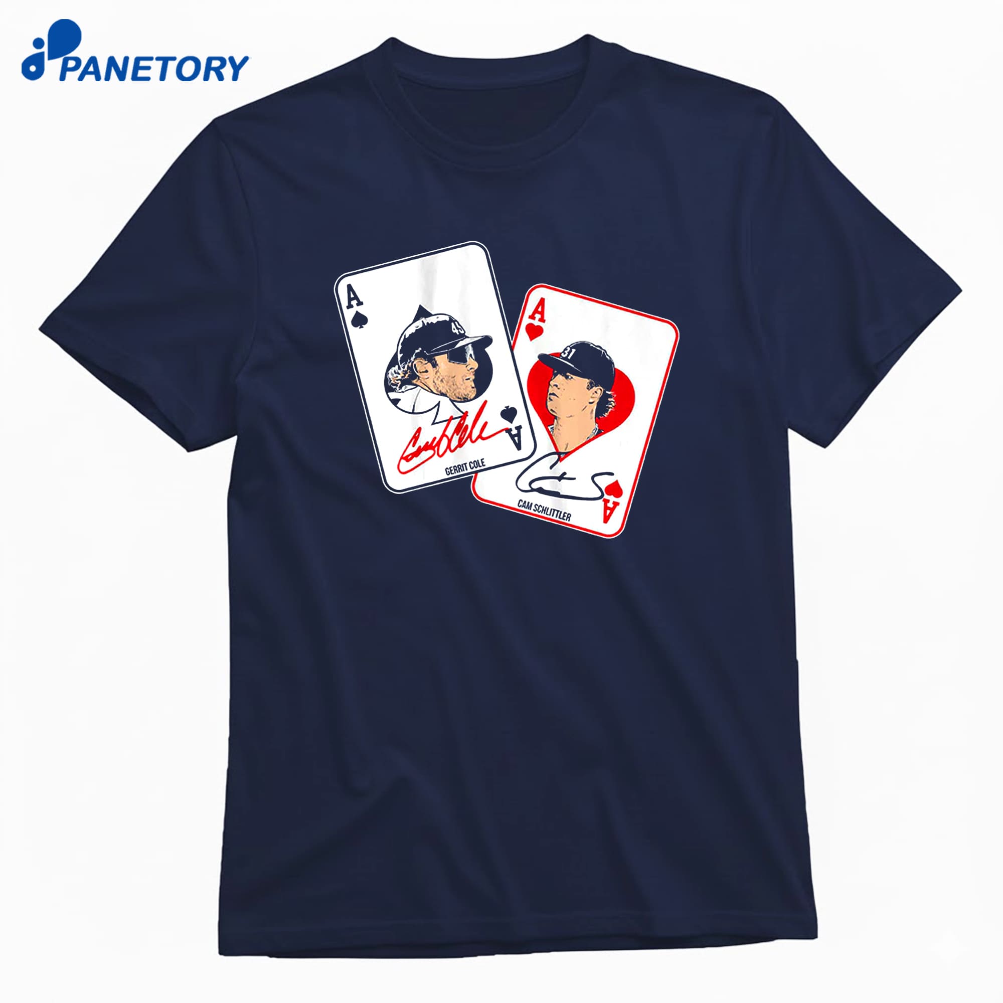 Gerrit Cole &Amp; Cam Schlittler Pocket Aces T-Shirt 8 Gerrit Cole & Cam Schlittler Pocket Aces T-Shirt 1