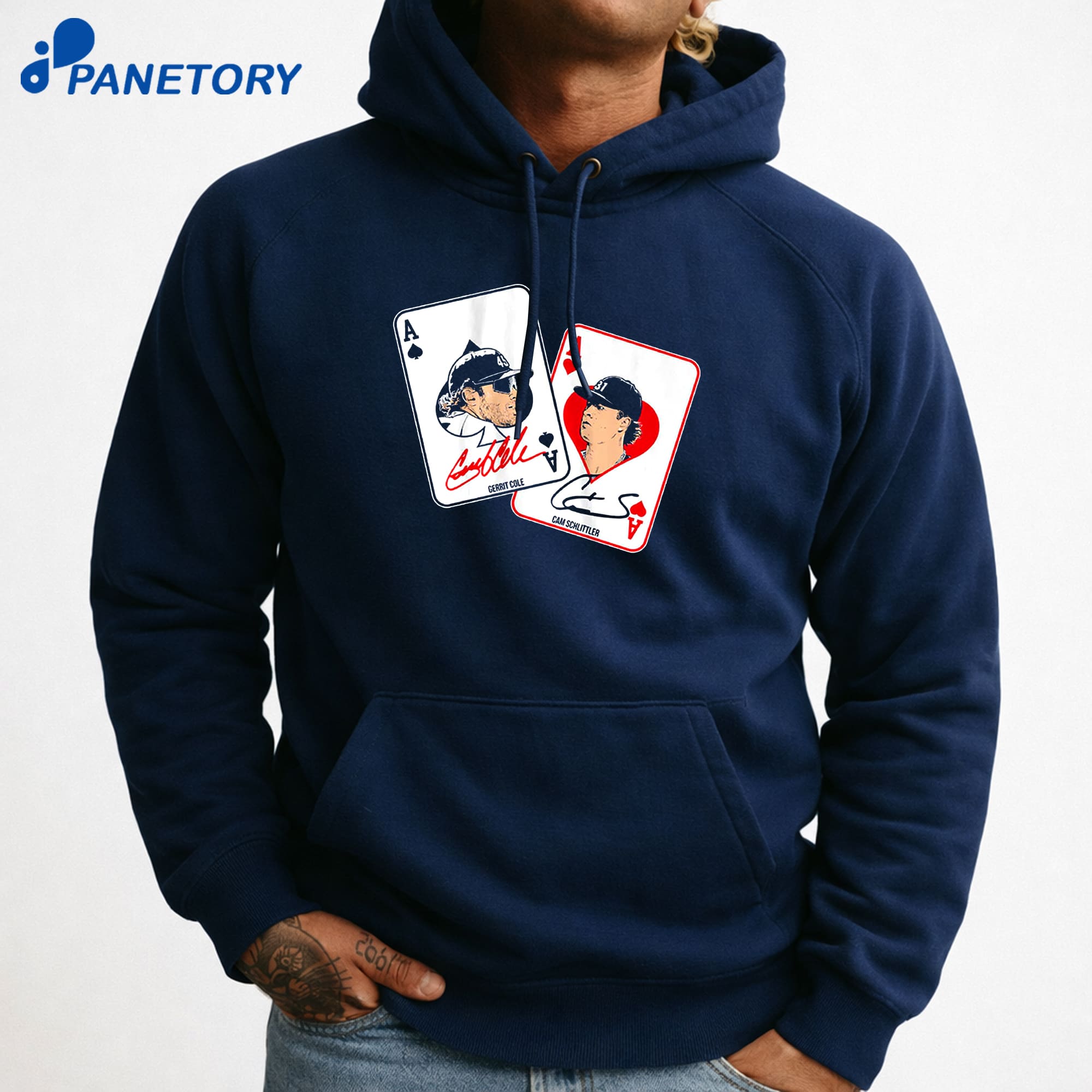 Gerrit Cole &Amp; Cam Schlittler Pocket Aces T-Shirt 7 Gerrit Cole & Cam Schlittler Pocket Aces T-Shirt 3