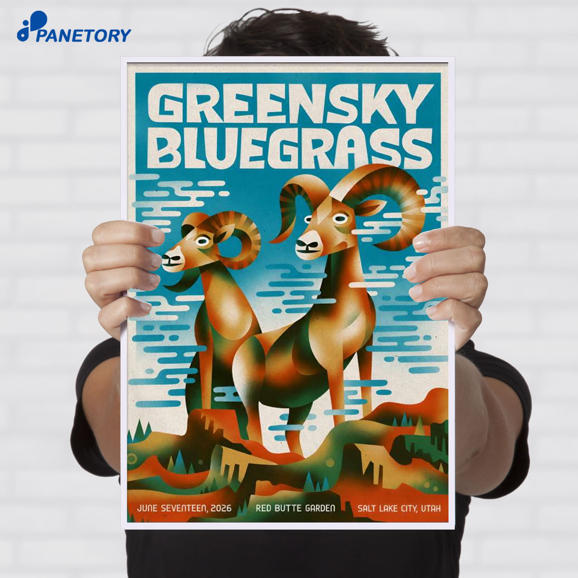 Greensky Bluegrass Red Butte Garden Amphitheatre Salt Lake City Ut Jun 17 2026 Poster Greensky Bluegrass Red Butte Garden Amphitheatre Salt Lake City Ut Jun 17 2026 Poster