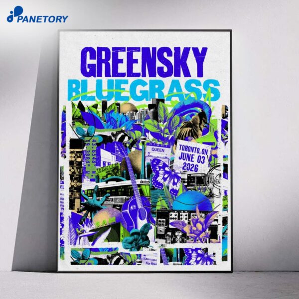 Greensky Bluegrass Toronto Tour Jun 3 2026 Poster