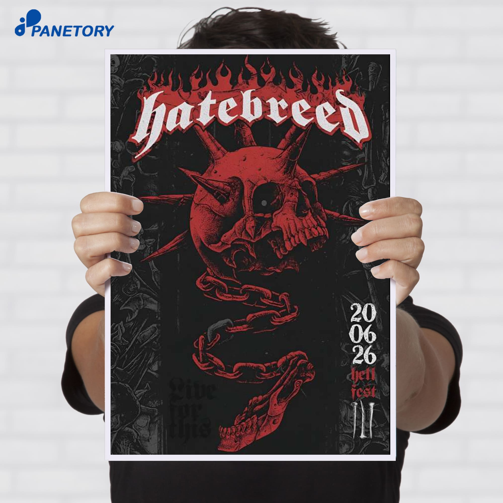 Hatebreed Hellfest Clisson France Jun 20 2026 Poster Hatebreed Hellfest Clisson France Jun 20 2026 Poster