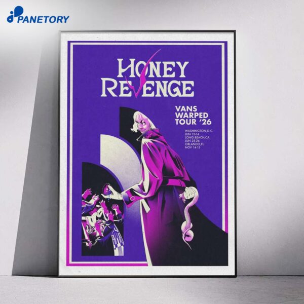Honey Revenge Long Beach CA Jun 25 - 26 2026 Poster