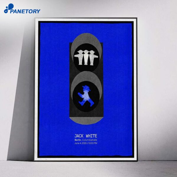 Jack White Berlin Columbiahalle Jun 4 2026 Poster