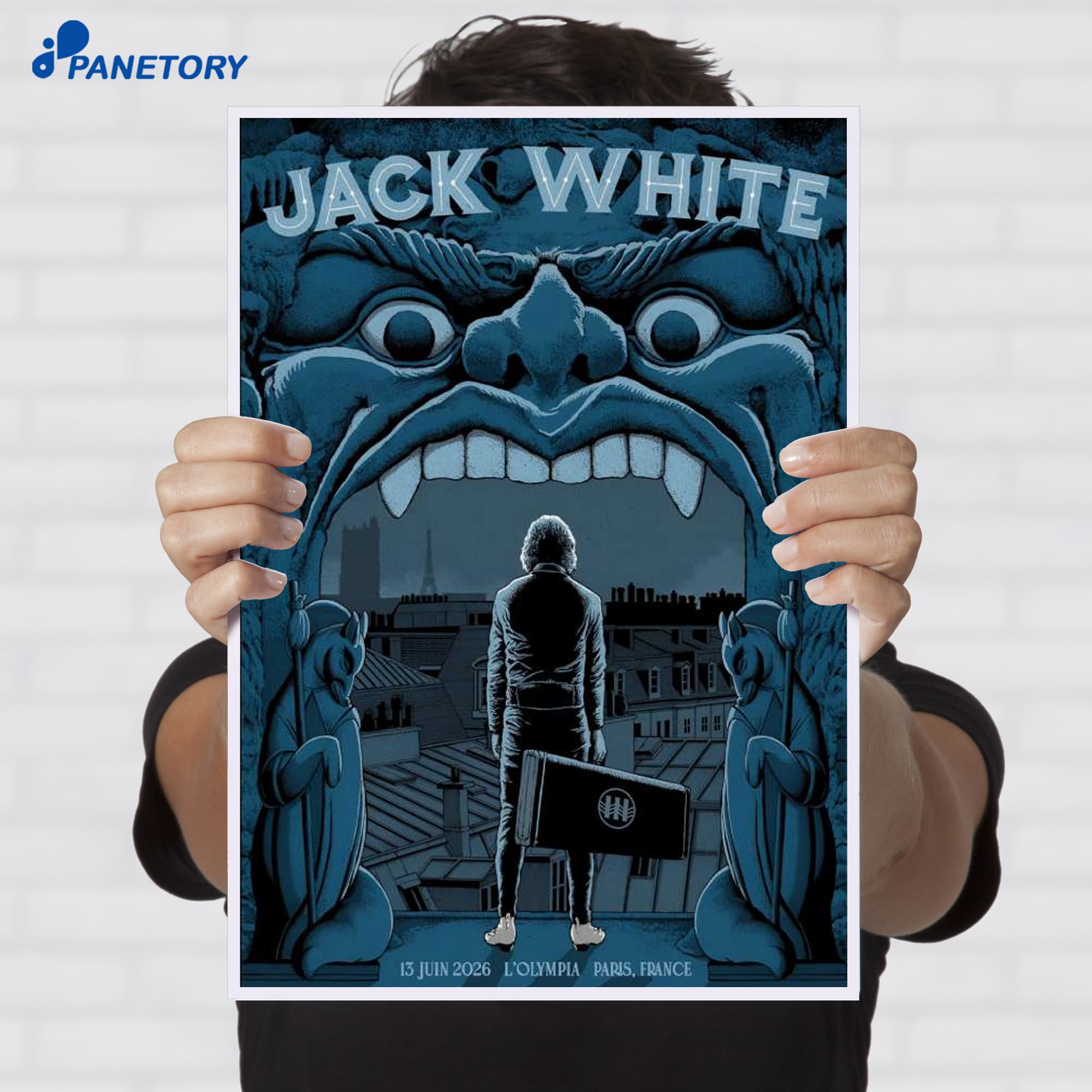 Jack White L'Olympia Paris France Jun 13 2026 Poster Jack White L'Olympia Paris France Jun 13 2026 Poster