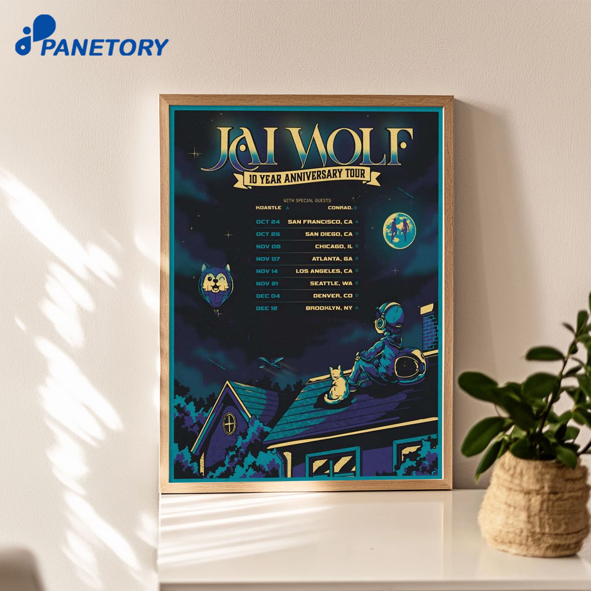 Jai Wolf 10 Year Anniversary Tour 2026 Poster Jai Wolf 10 Year Anniversary Tour 2026 Poster