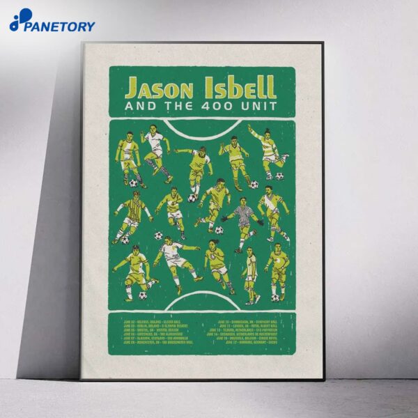 Jason Isbell And The 400 Unit UKEU Tour 2026 Poster
