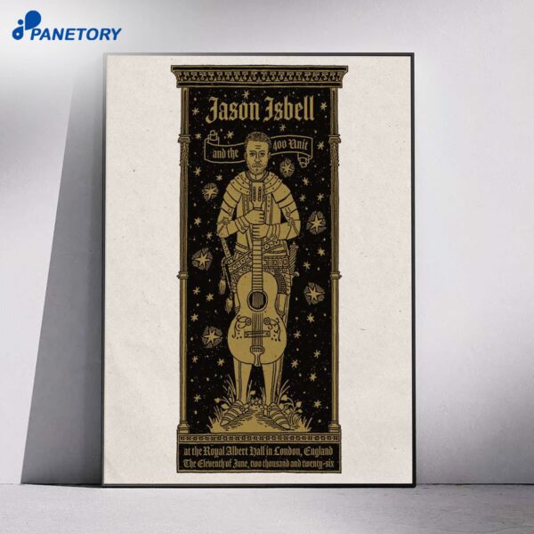 Jason Isbell Royal Albert Hall Jun 11 2026 Poster