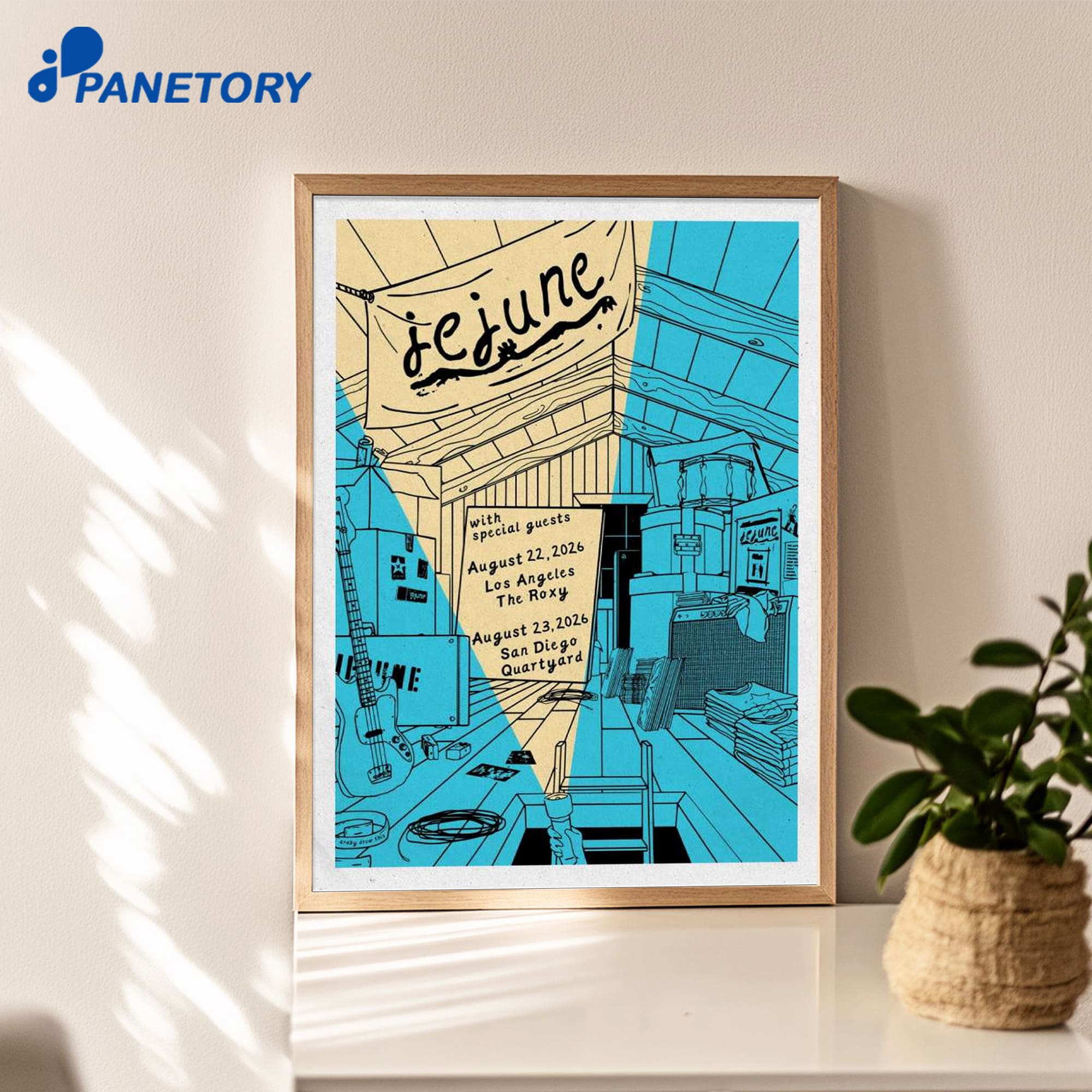 Jejune Band Los Angeles Aug 22 2026 Poster Jejune Band Los Angeles Aug 22 2026 Poster