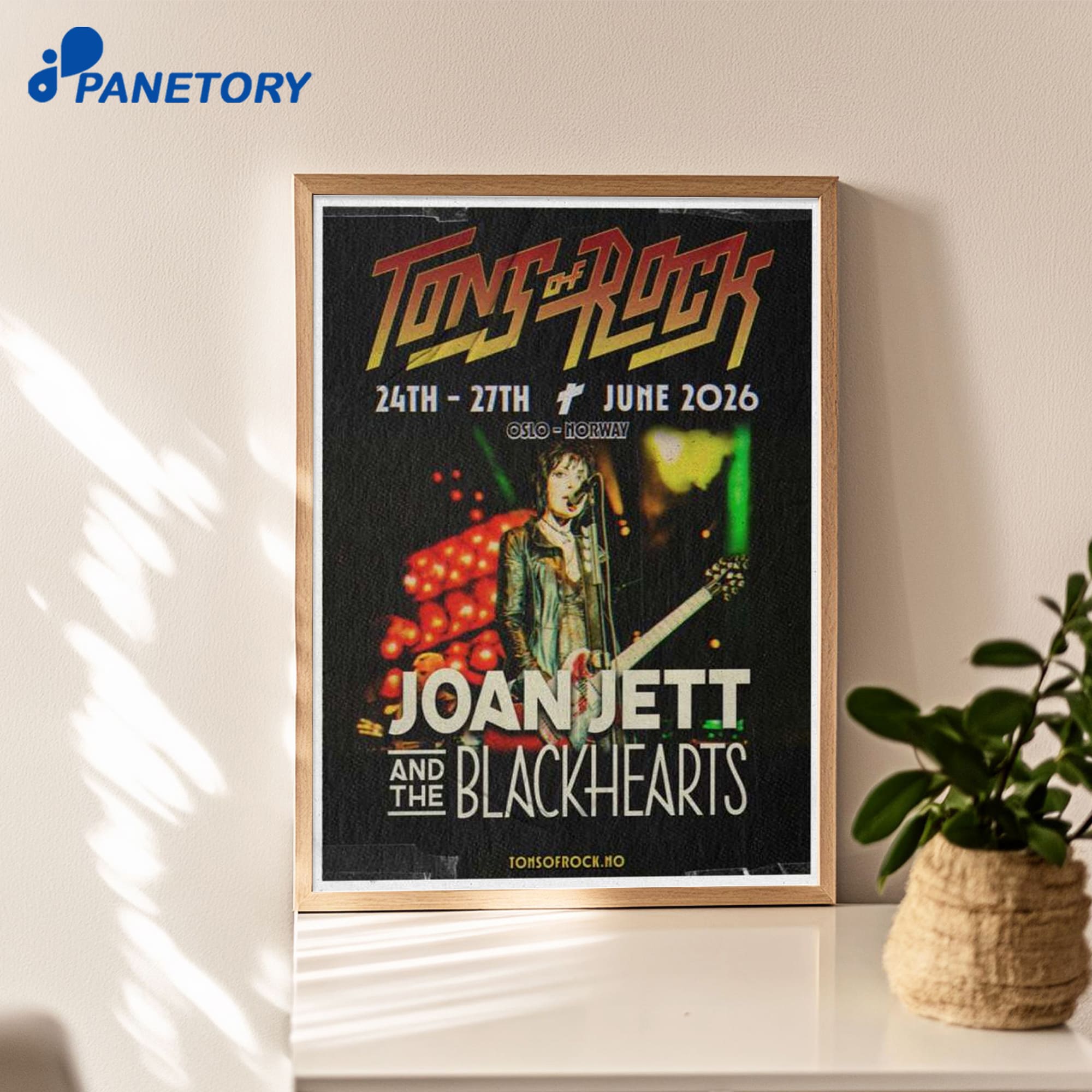 Joan Jett &Amp; The Blackhearts Tons Of Rock Oslo Norway Jun 25 2026 Poster Joan Jett &Amp; The Blackhearts Tons Of Rock Oslo Norway Jun 25 2026 Poster