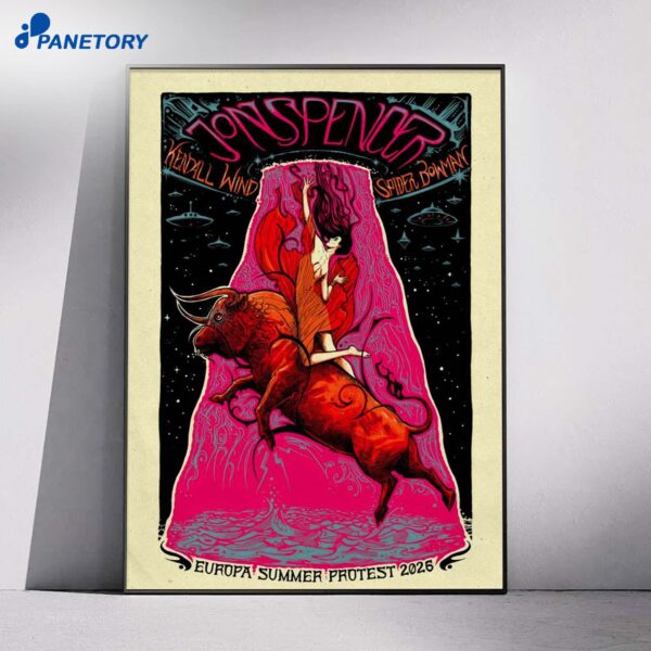 Jon Spencer Europa Summer Protest Tour 2026 Poster