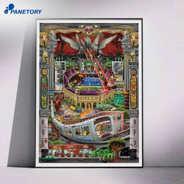 King Gizzard & The Lizard Wizard Tour Forest Hills Stadium 2026 Poster