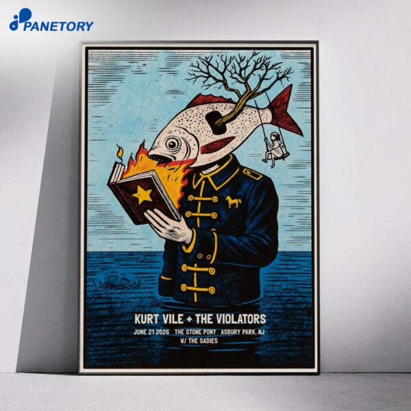 Kurt Vile And The Violators Asbury Park NJ Jun 21 2026 Poster