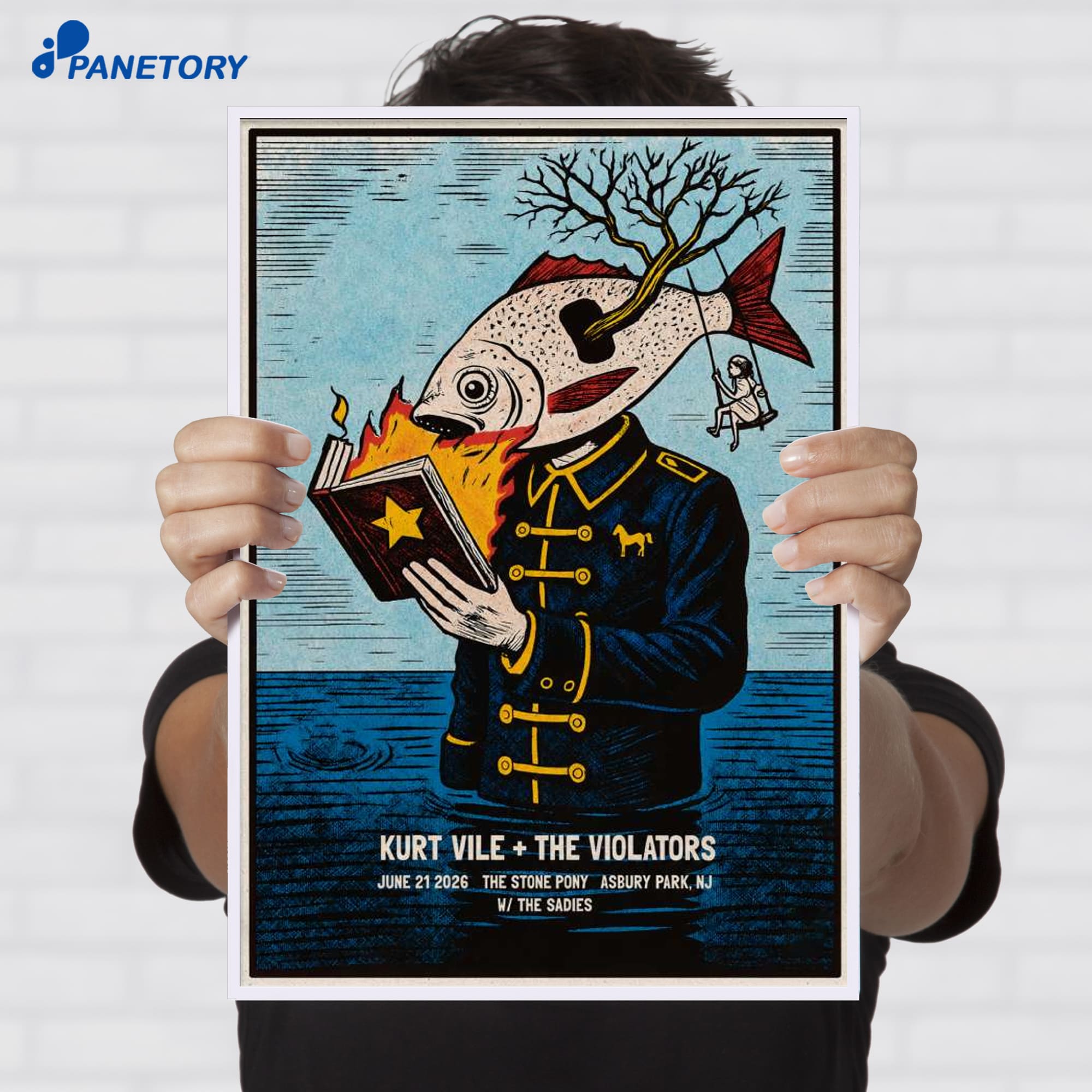 Kurt Vile And The Violators Asbury Park Nj Jun 21 2026 Poster Kurt Vile And The Violators Asbury Park Nj Jun 21 2026 Poster