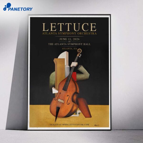 Lettuce Atlanta GA Jun 11 2026 Poster