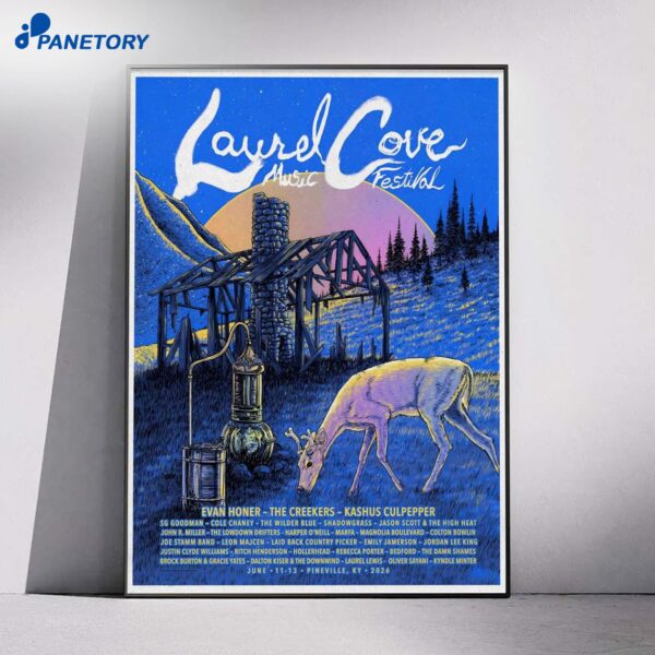 Laurel Cove Music Festival Laurel Cove Amphitheater Pineville-KY Jun 11-13 2026 Poster