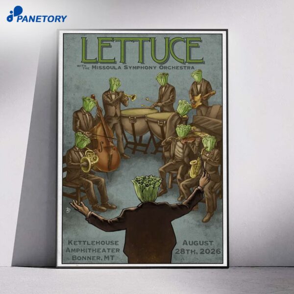Lettuce Bonner MT Aug 28 2026 Poster