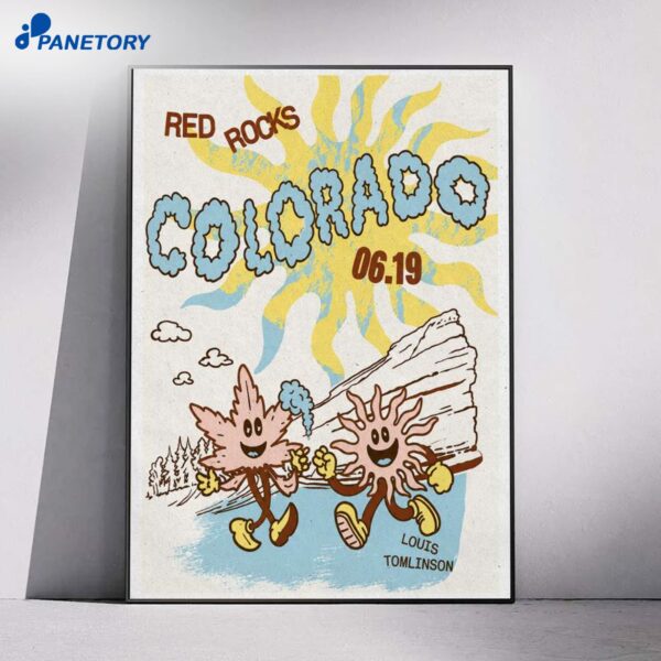 Louis Tomlinson Red Rocks Jun 19 2026 Poster