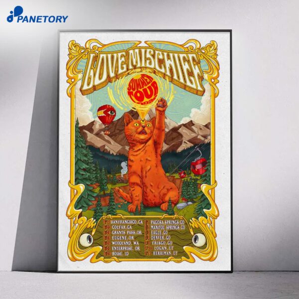 Love Mischief Summer Shows 2026 Poster