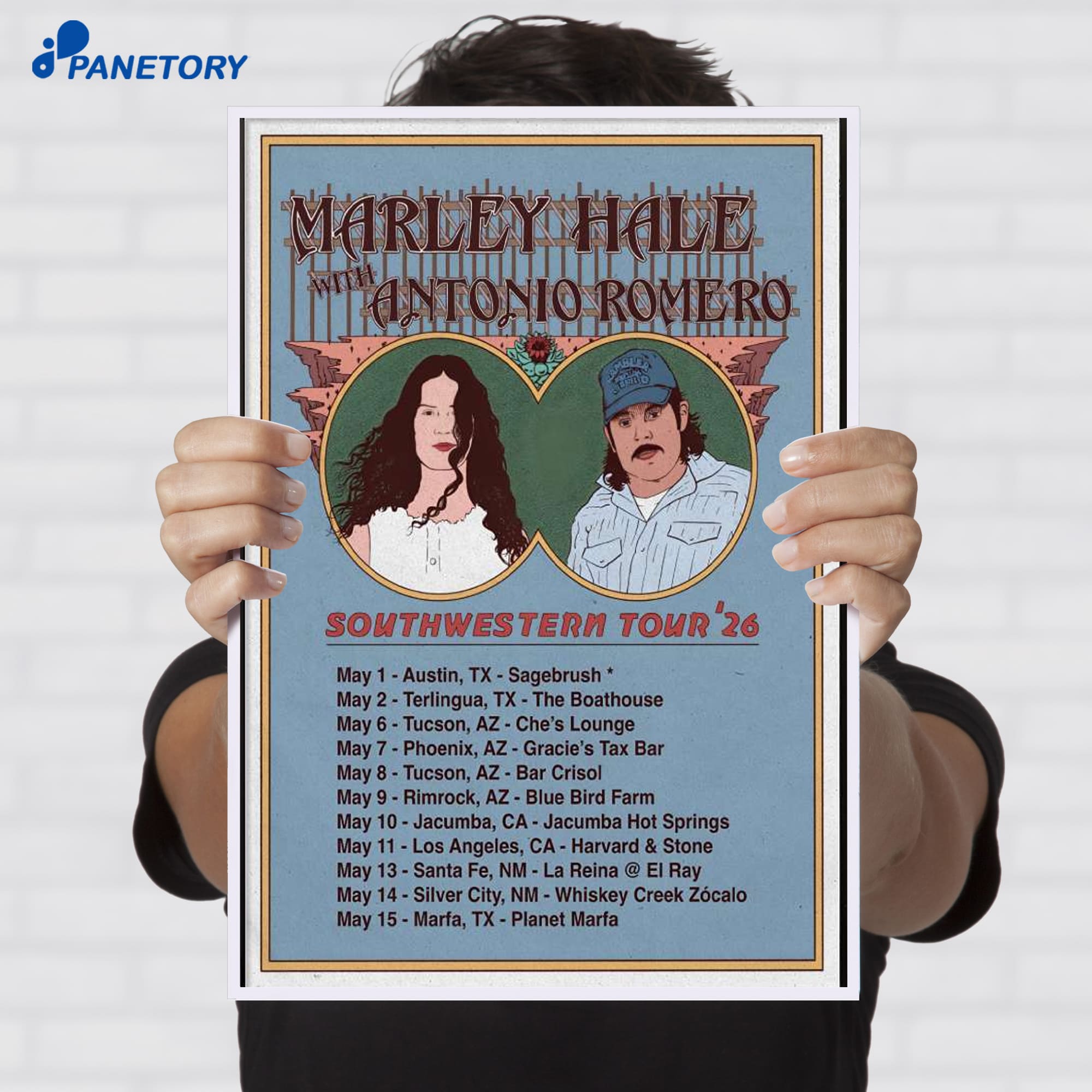 Marley Hale With Antonio Romero Southwestern Tour 2026 Poster Marley Hale With Antonio Romero Southwestern Tour 2026 Poster