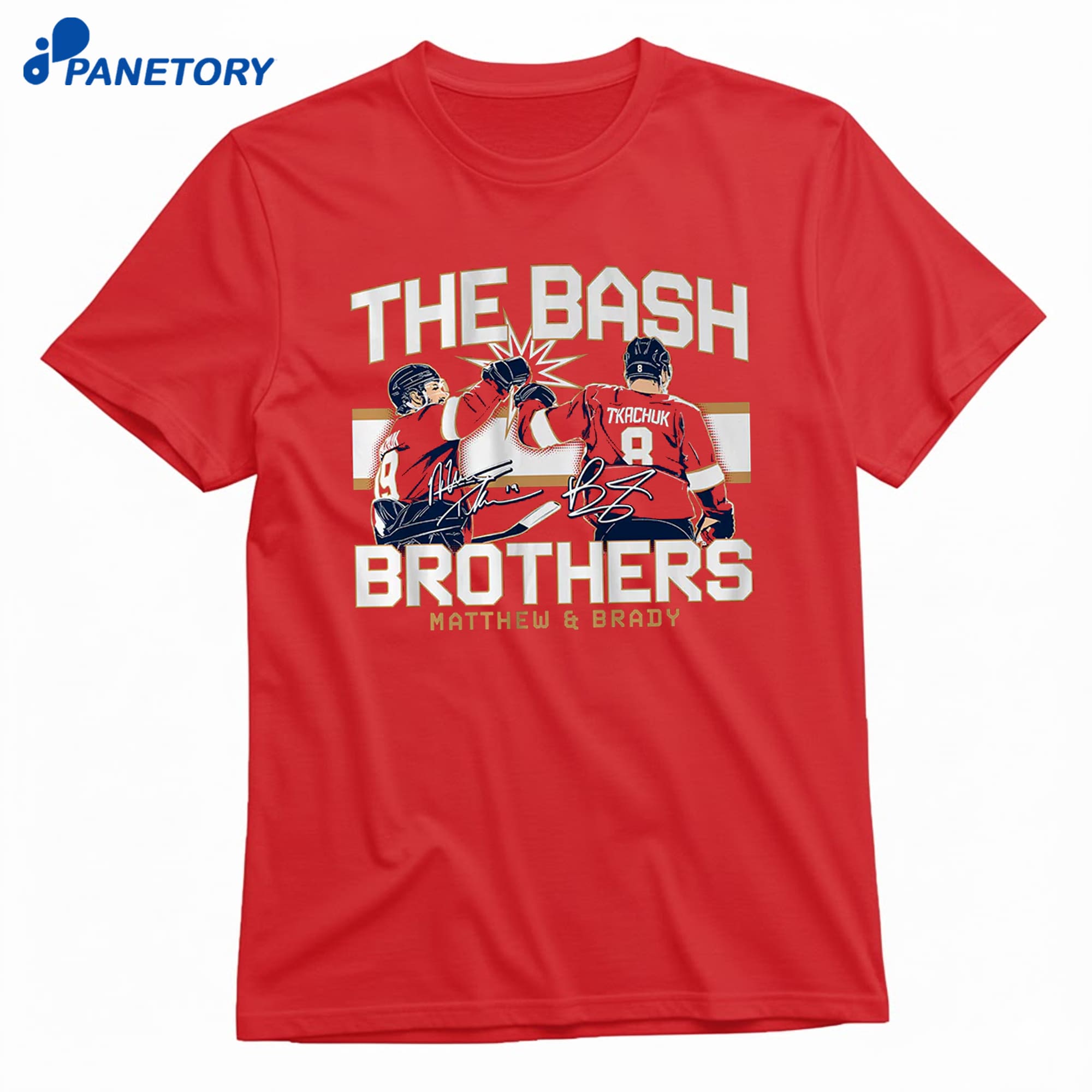 Matthew &Amp; Brady Tkachuk The Bash Brothers T-Shirt 8 Matthew & Brady Tkachuk The Bash Brothers T-Shirt 1
