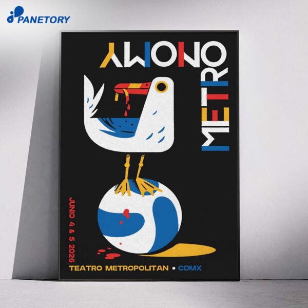 Metronomy Teatro Metropólitan Jun 4 5 2026 Poster