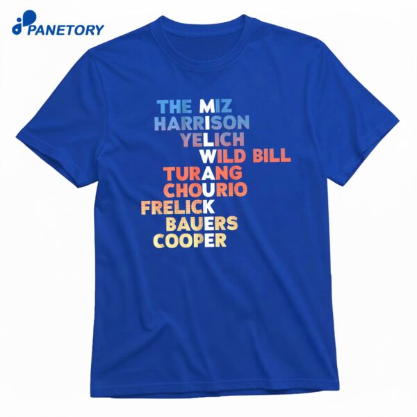 Milwaukee Baseball Names 2026 T-Shirt