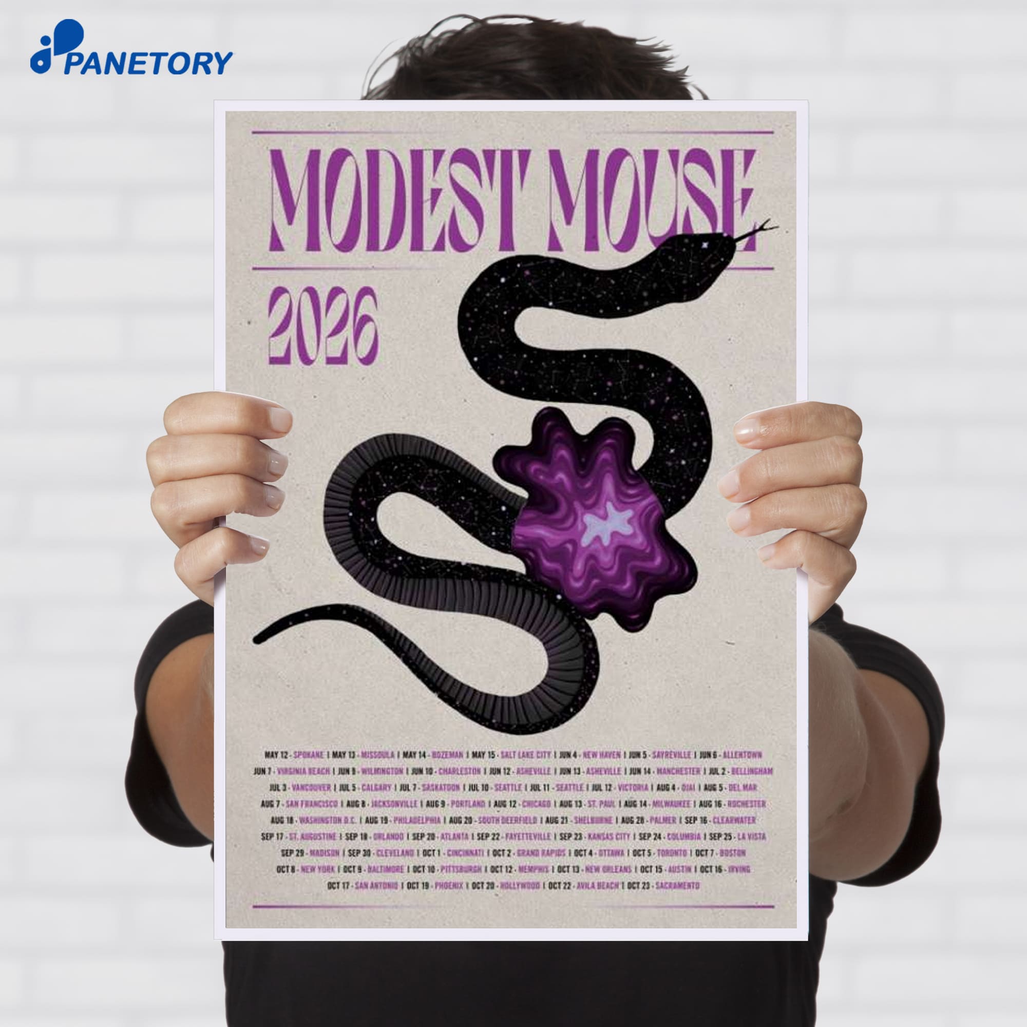Modest Mouse Manchester Tn The Bonnaroo Farmjune 11-14 2026 Poster Modest Mouse Manchester Tn The Bonnaroo Farmjune 11-14 2026 Poster