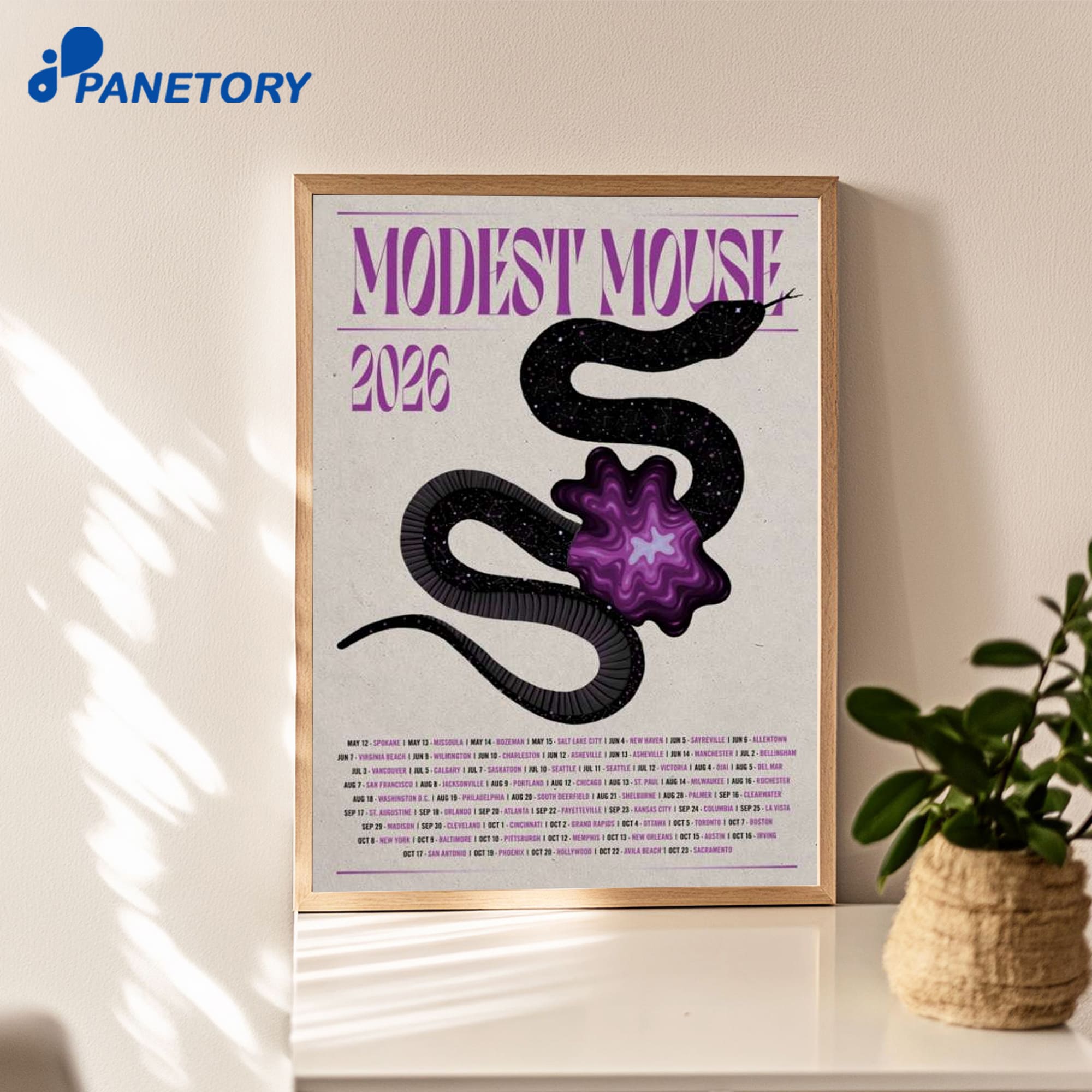 Modest Mouse Manchester Tn The Bonnaroo Farmjune 11-14 2026 Poster Modest Mouse Manchester Tn The Bonnaroo Farmjune 11-14 2026 Poster