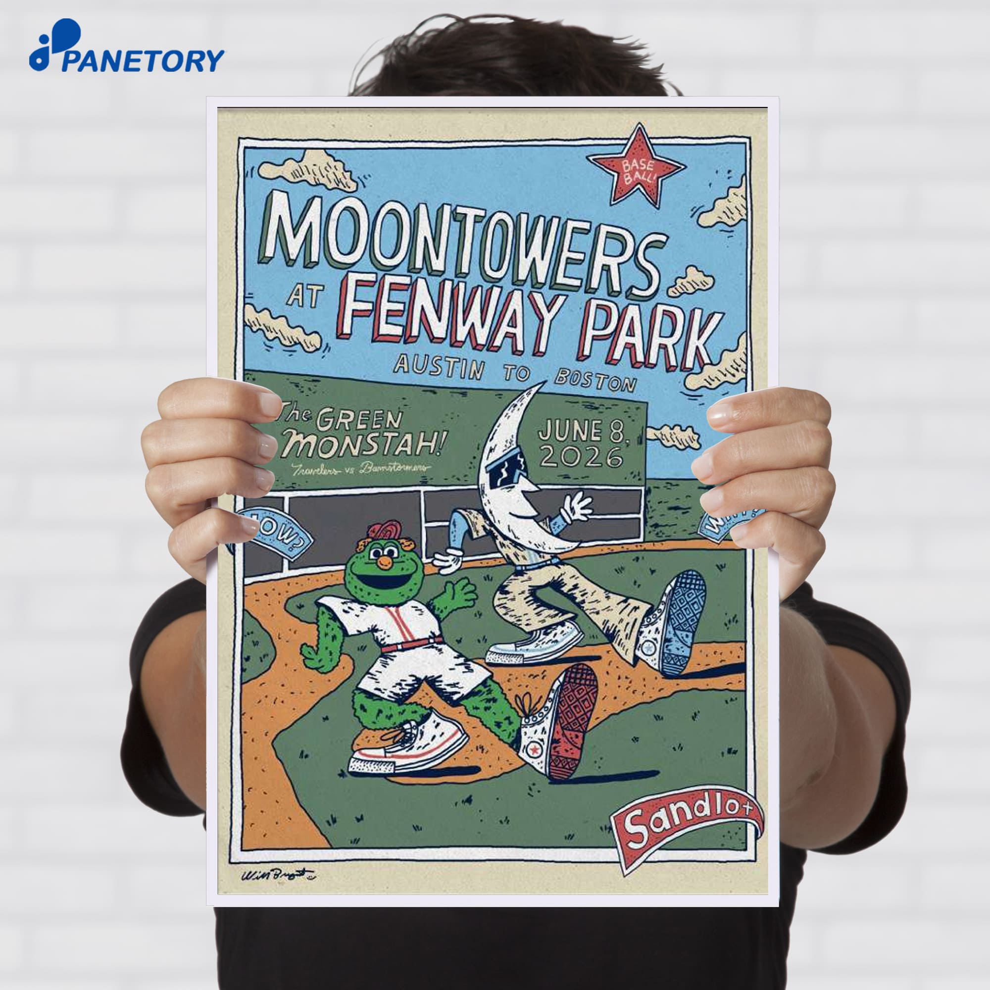 Moontowers Fenway Park Austin To Boston Jun 8 2026 Poster Moontowers Fenway Park Austin To Boston Jun 8 2026 Poster
