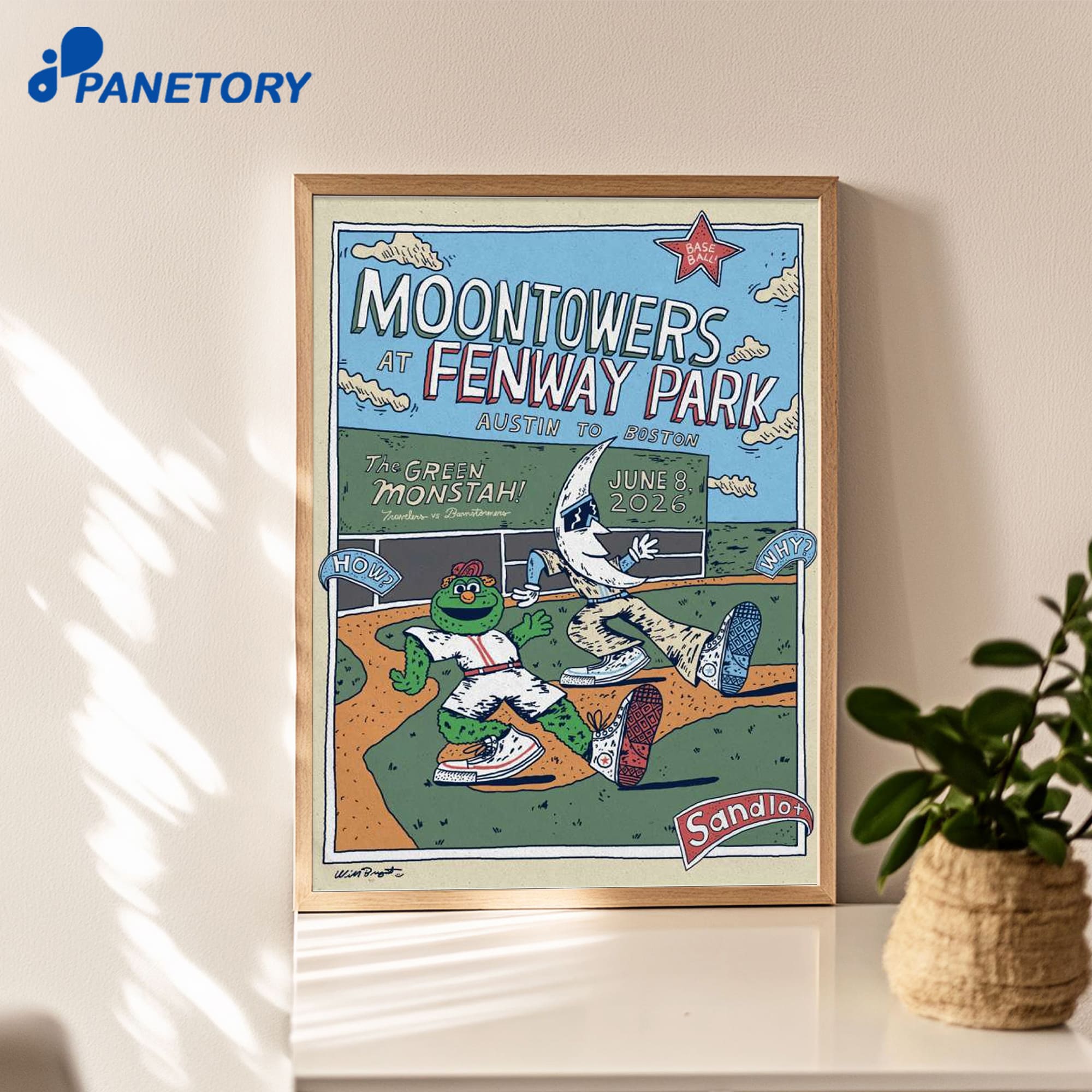 Moontowers Fenway Park Austin To Boston Jun 8 2026 Poster Moontowers Fenway Park Austin To Boston Jun 8 2026 Poster