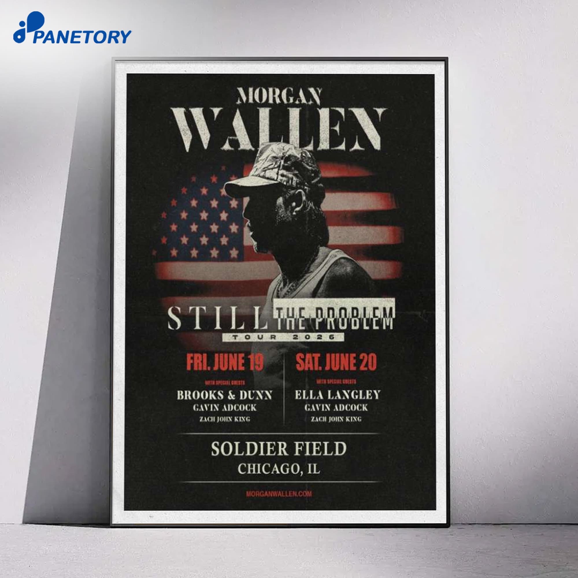 Morgan Wallen Soldier Field Chicago Il Jun 19 2026 Poster 4 Morgan Wallen Soldier Field Chicago Il Jun 19 2026 Poster 1