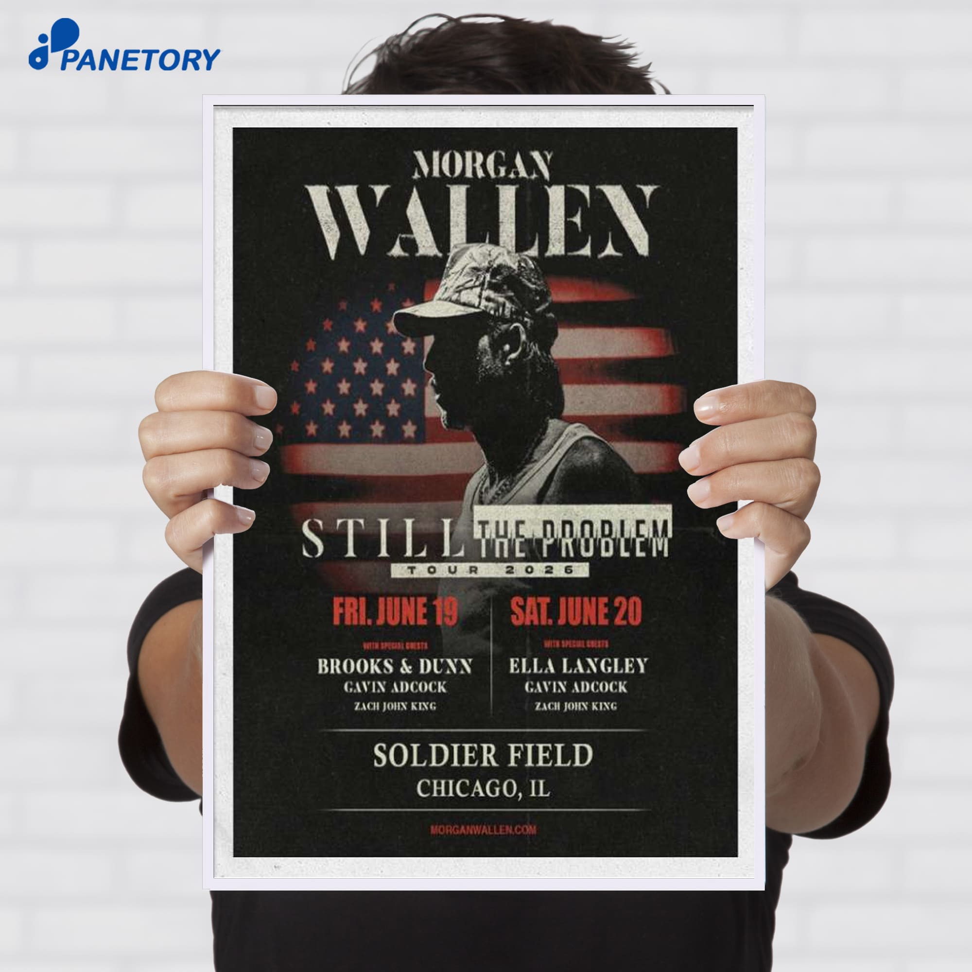 Morgan Wallen Soldier Field Chicago Il Jun 19 2026 Poster Morgan Wallen Soldier Field Chicago Il Jun 19 2026 Poster