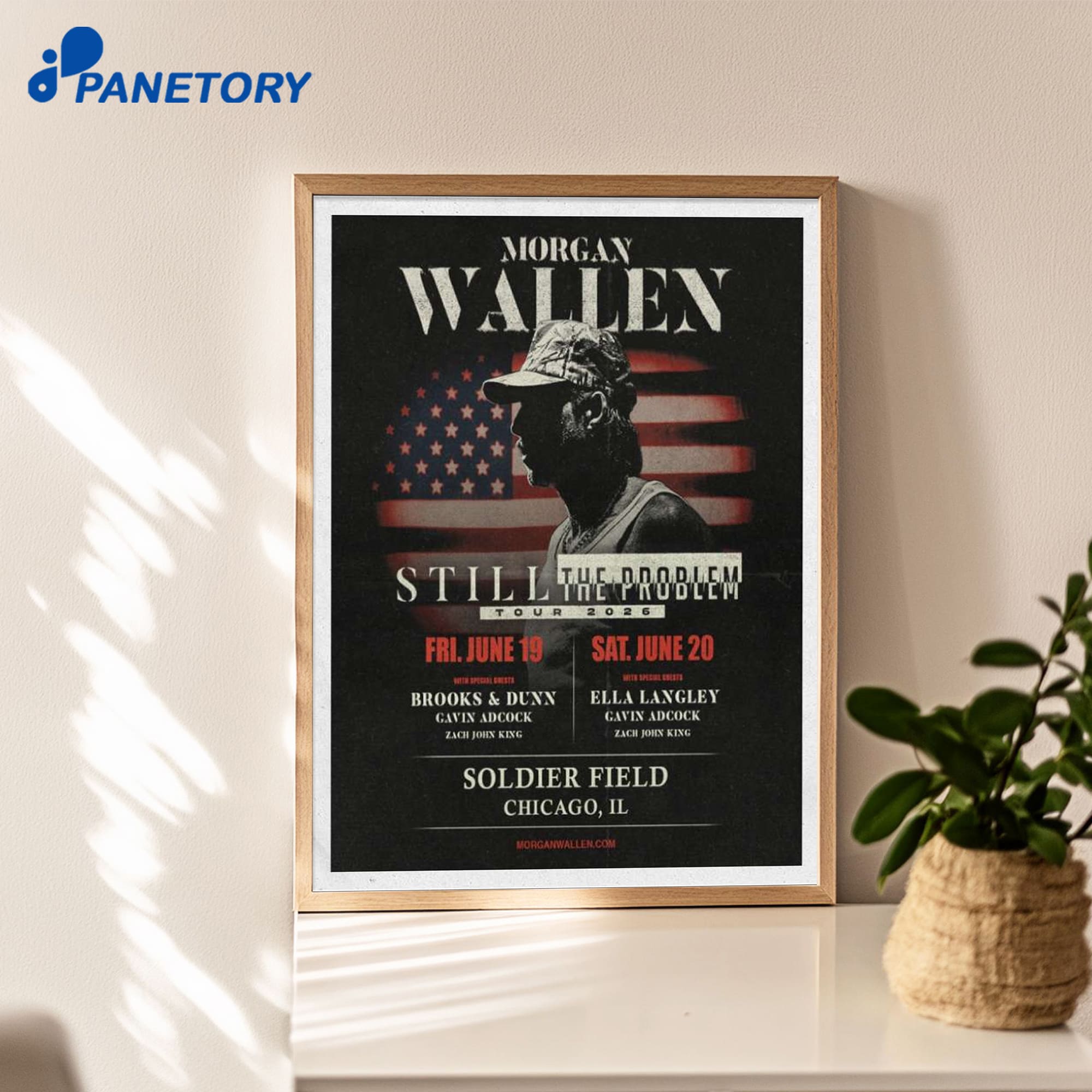 Morgan Wallen Soldier Field Chicago Il Jun 19 2026 Poster Morgan Wallen Soldier Field Chicago Il Jun 19 2026 Poster