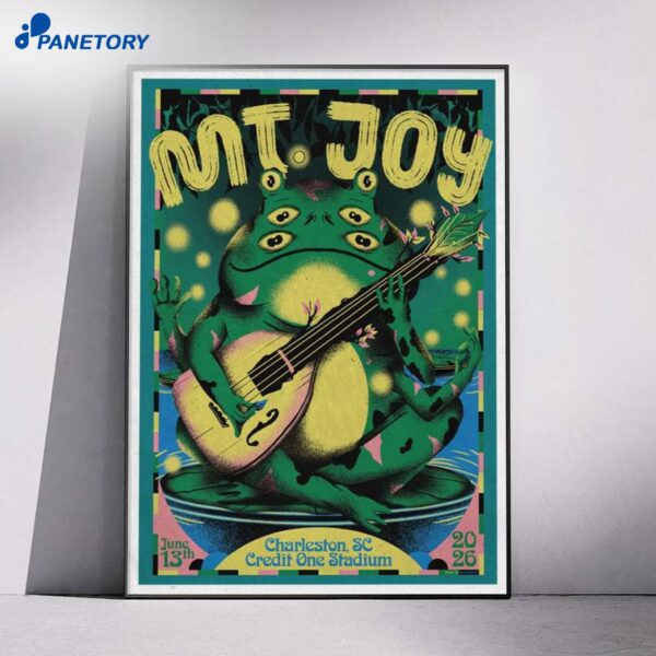 Mt. Joy Charleston Jun 13 2026 Poster