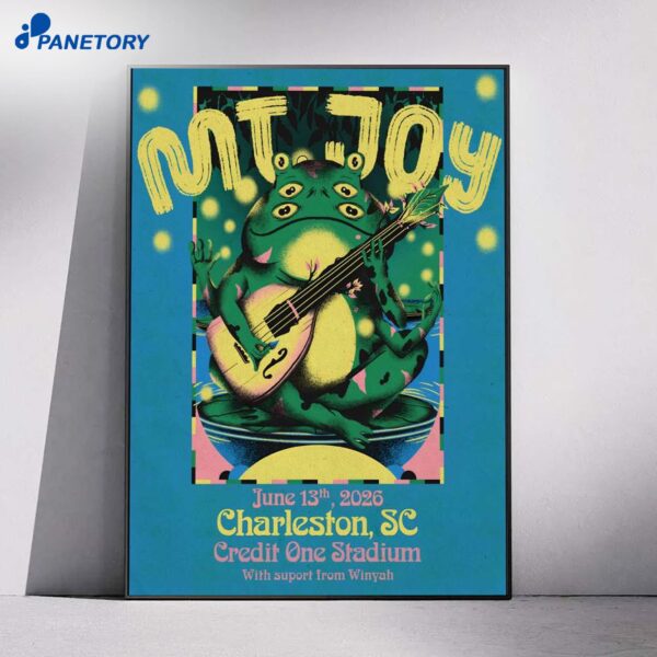 Mt. Joy Charleston SC Jun 13 2026 Poster