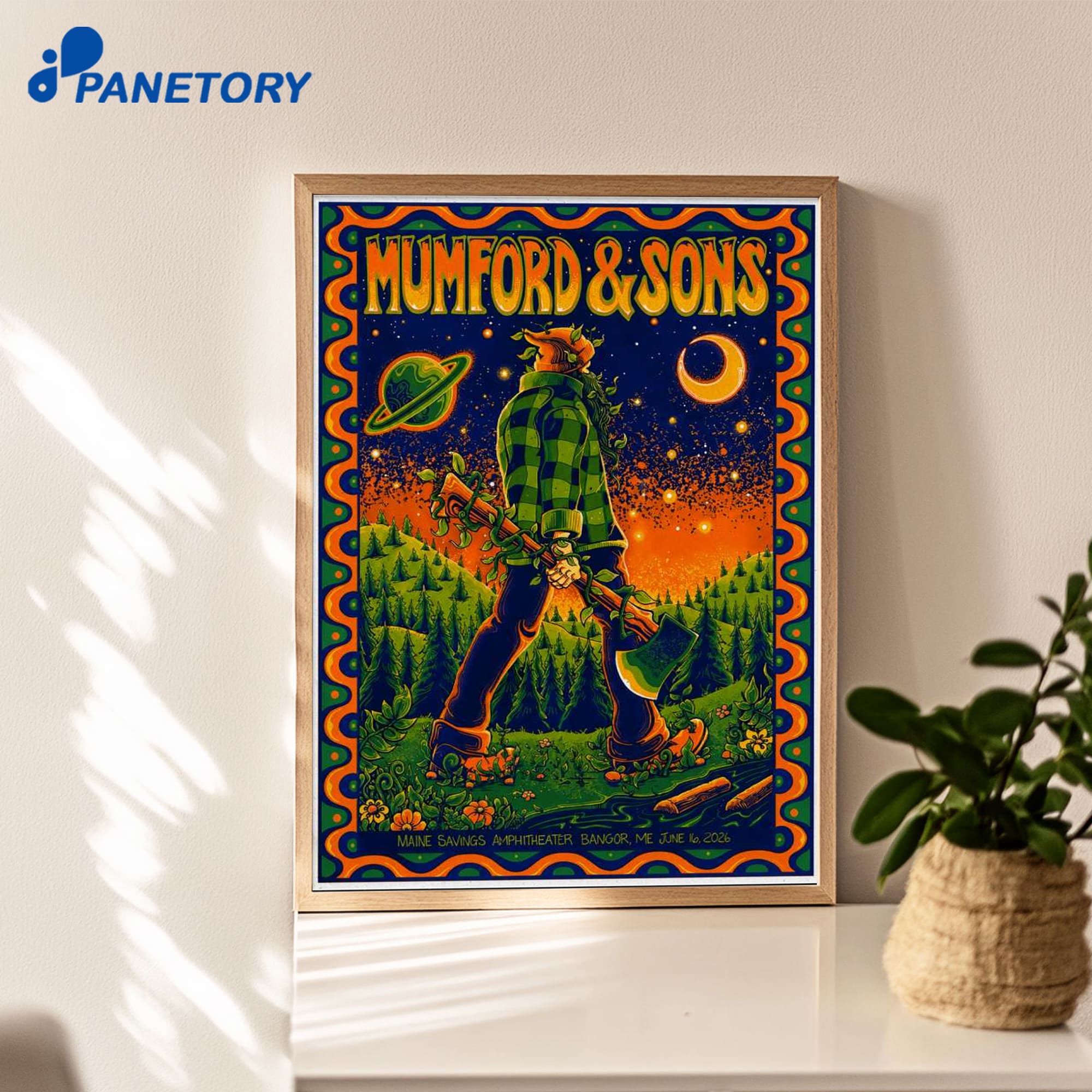 Mumford And Sons Bangor Me Jun 16 2026 Poster Mumford And Sons Bangor Me Jun 16 2026 Poster