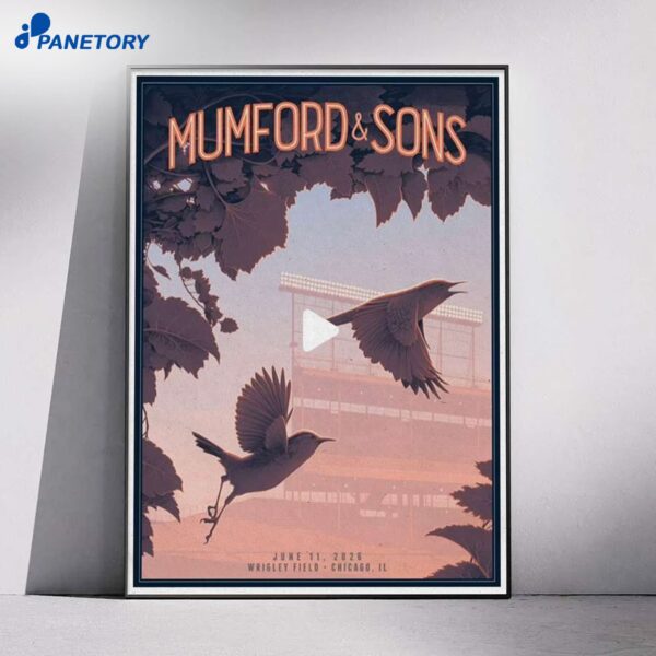 Mumford & Sons Chicago Jun 11 2026 Poster