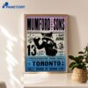 Mumford &Amp; Sons Toronto Jun 13 2026 Poster 3 Mumford &Amp; Sons Toronto Jun 13 2026 Poster 3